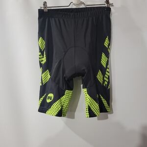 Sponeed Men's Cycling Shorts - Black and Green